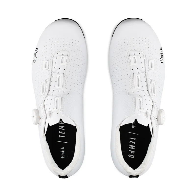 Fizik Tempo Decos Carbon Wide Road Cycling Shoes - White-1