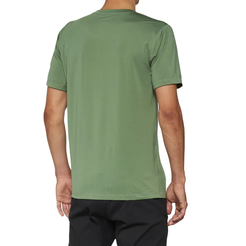 100 Percent Mission Athletic Men's T-Shirt - Olive-1