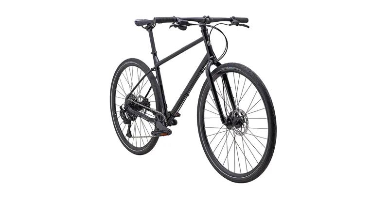 Marin Muirwoods 700C Steel 2024 Hybrid Bike - Black-1