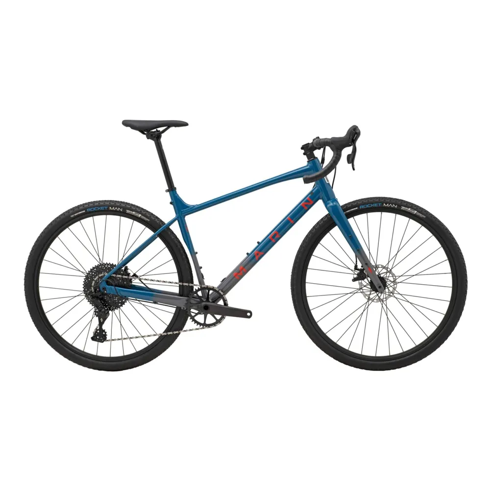 uPRISE Bikes Marin Gestalt X10 2024 Gravel Road Bike - Blue/Grey | Price match, 365 day return s, 18-Month Warranty, Finance Available & Free UK Delivery