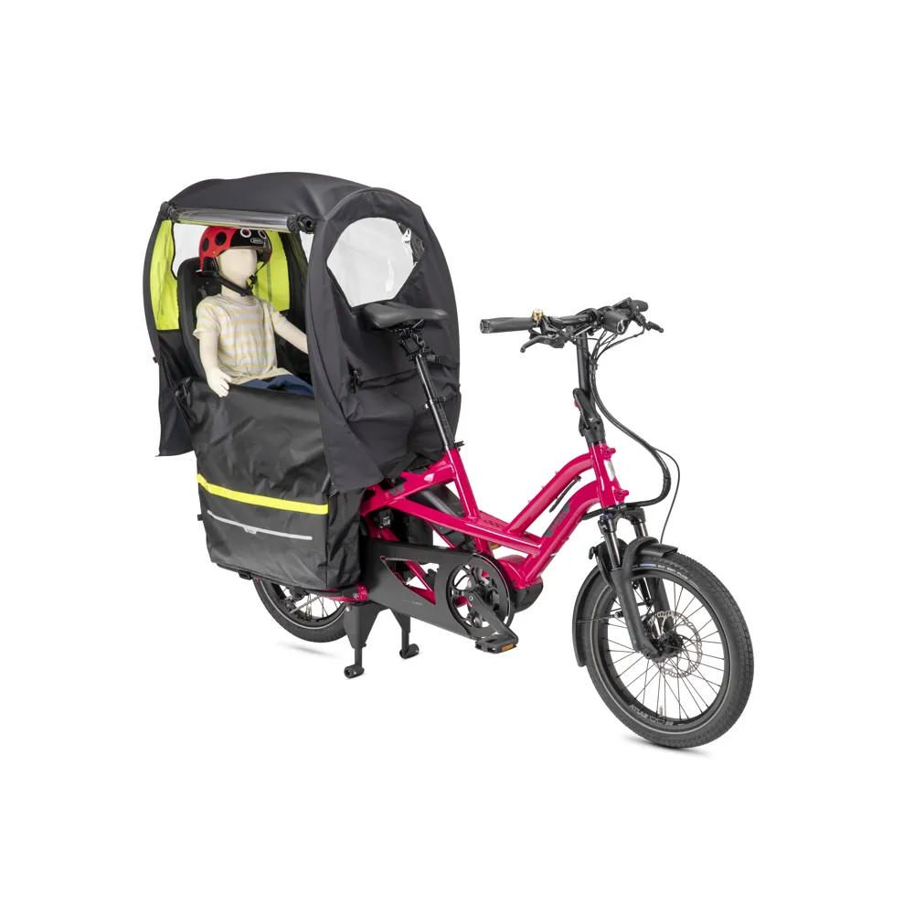uPRISE Bikes Tern Storm Shield Gen 3 Childseat Canopy - Black | Price match, 365 day return s, 18-Month Warranty, Finance Available & Free UK Delivery