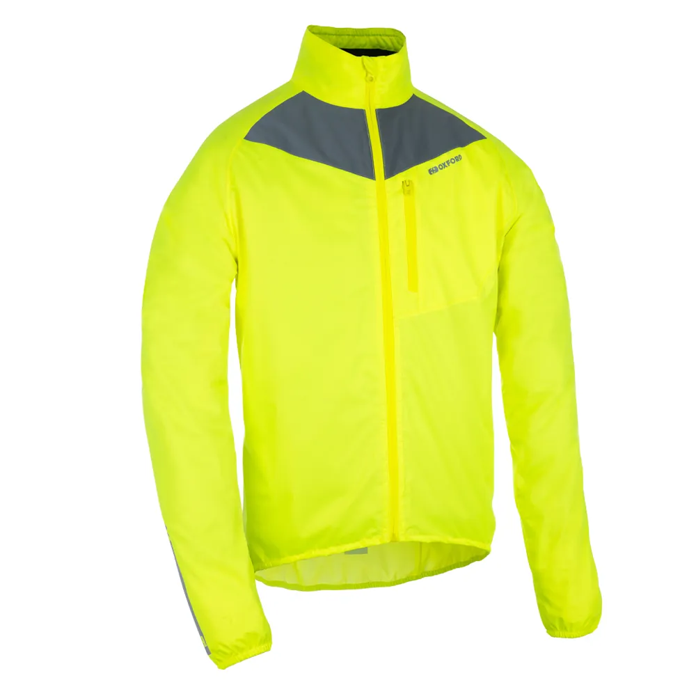 uPRISE Bikes Oxford Endeavour Men's Waterproof Cycling Jacket - Yellow Fluo | Price match, 365 day return s, 18-Month Warranty, Finance Available & Free UK Delivery