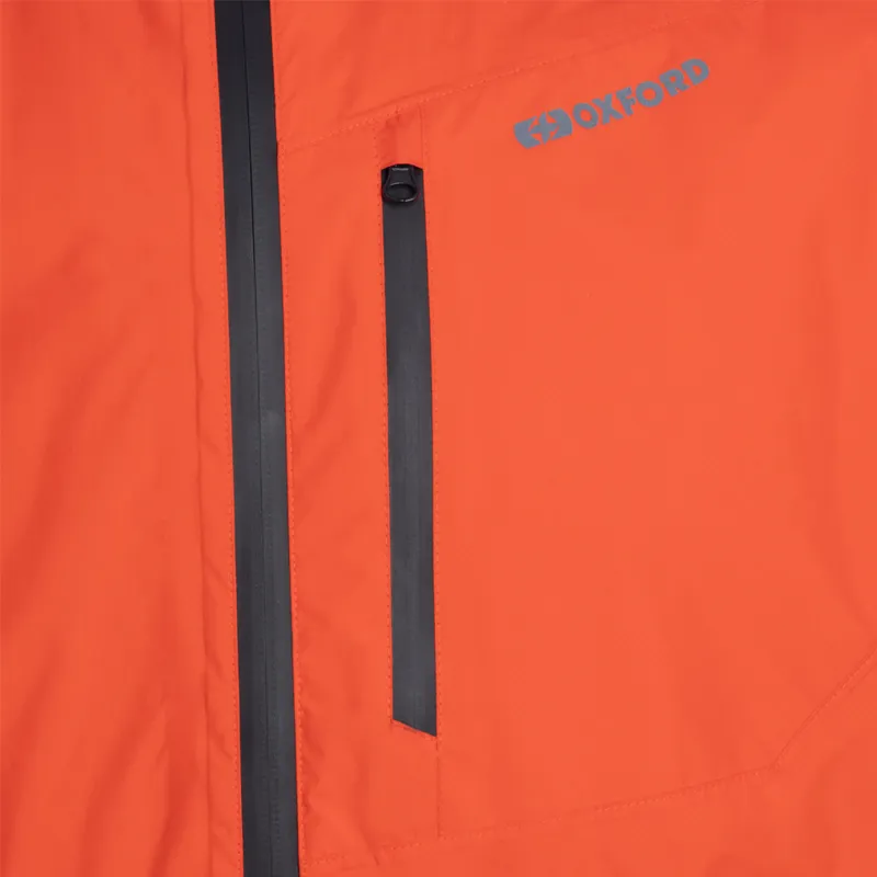 Oxford Venture Men's Waterproof Cycling Jacket - Fiery Red-2