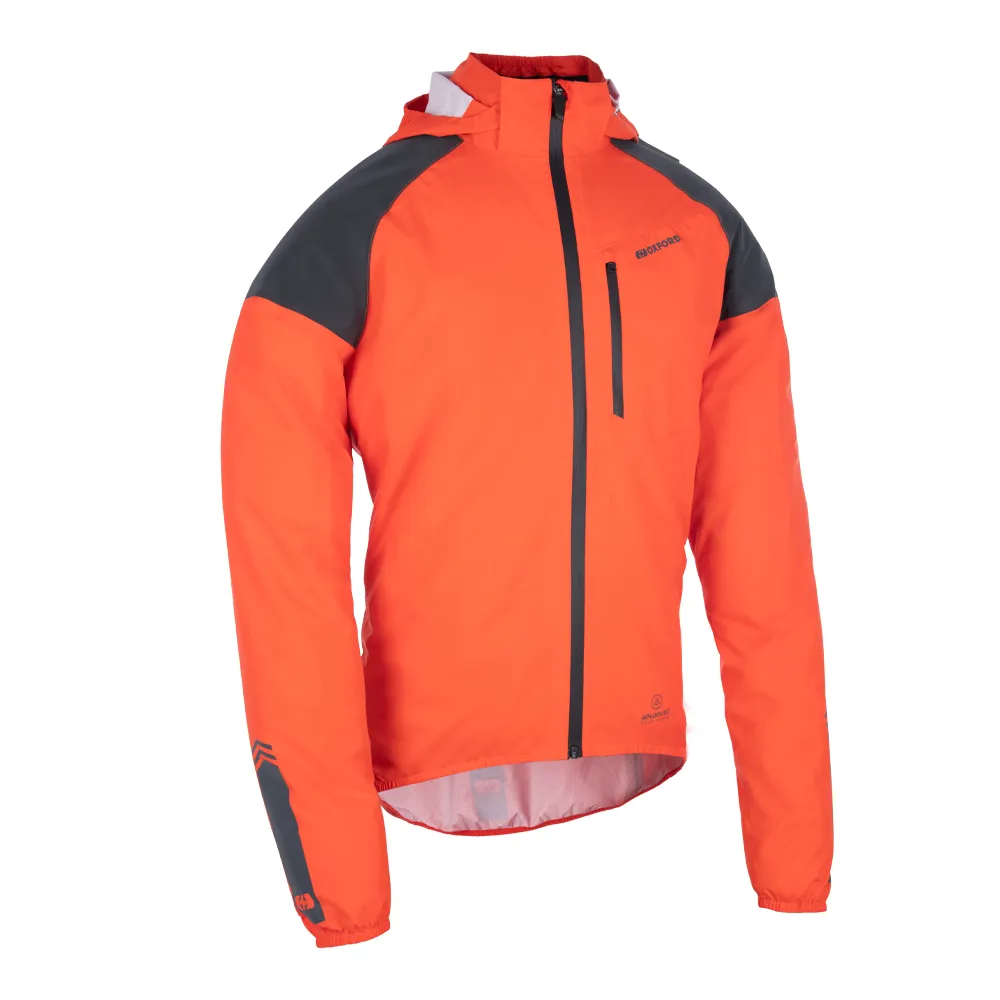 uPRISE Bikes Oxford Venture Men's Waterproof Cycling Jacket - Fiery Red | Price match, 365 day return s, 18-Month Warranty, Finance Available & Free UK Delivery