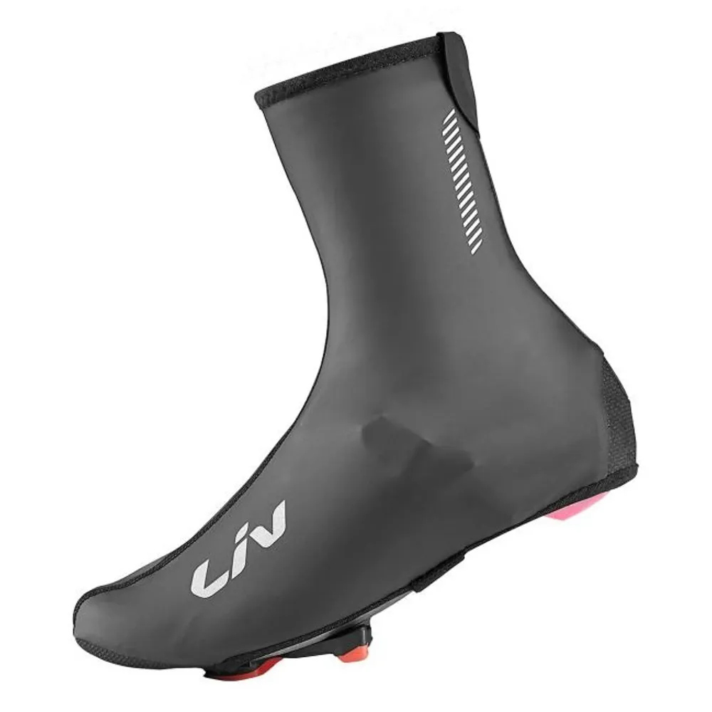 uPRISE Bikes Liv Delphin Womens Shoe Cover - Black | Price match, 365 day return s, 18-Month Warranty, Finance Available & Free UK Delivery