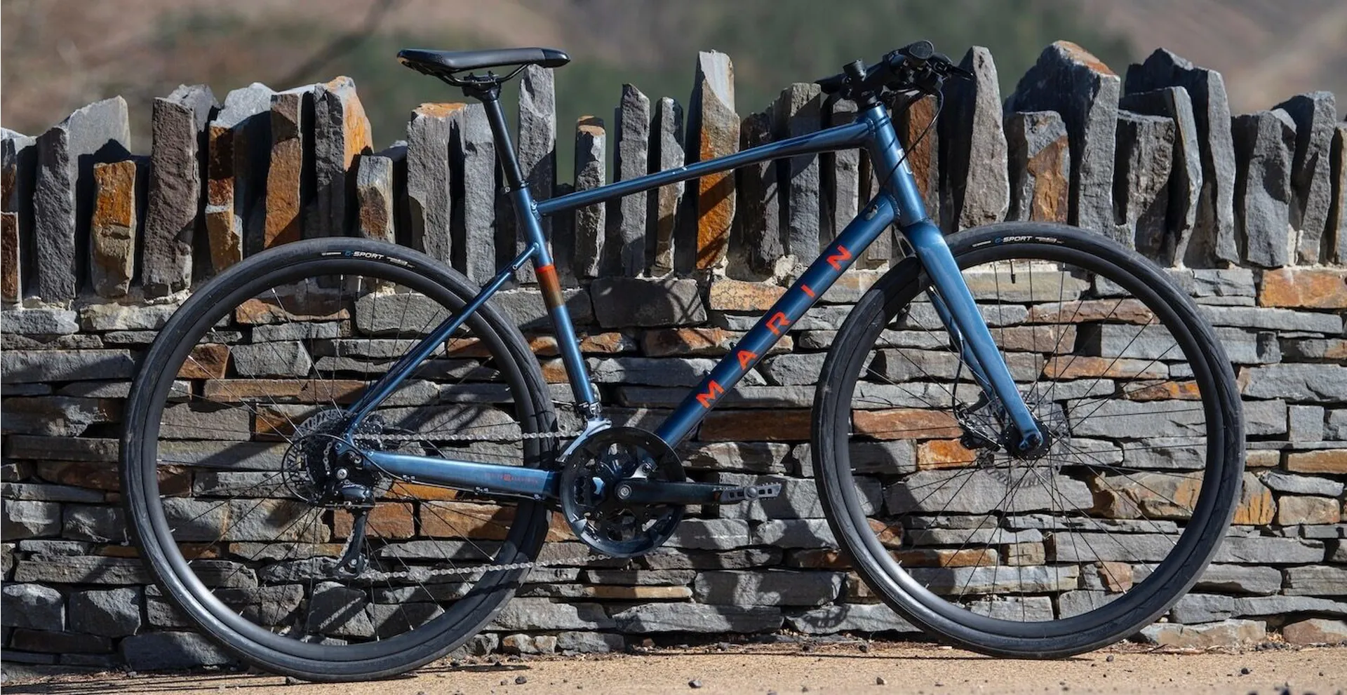 Marin Fairfax 3 2024 Hybrid Bike Gloss Dark Blue