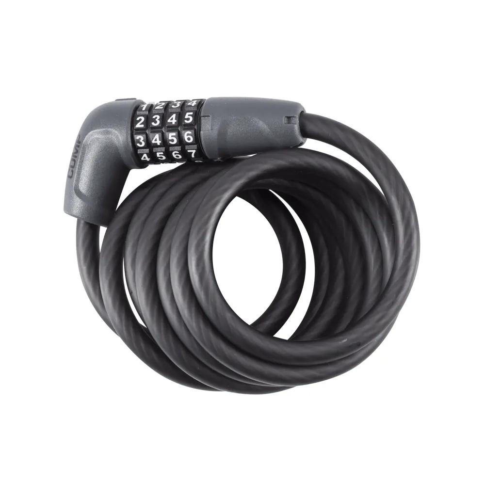 uPRISE Bikes Bontrager Comp Combo Cable Lock - 10mm x 180cm - Black | Price match, 365 day return s, 18-Month Warranty, Finance Available & Free UK Delivery