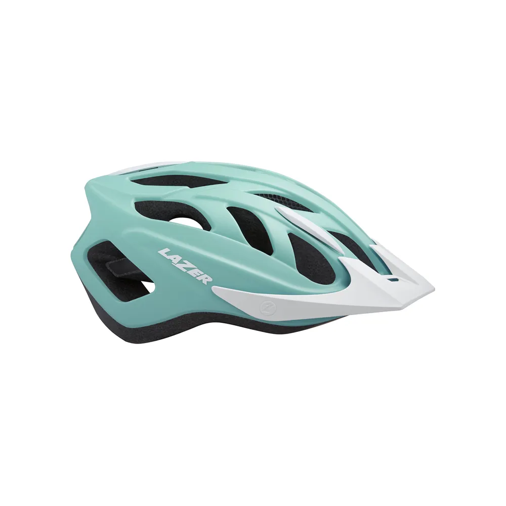 uPRISE Bikes Lazer J1 Kids / Youth MTB Cycling Helmet - 52-56cm - Green/White | Price match, 365 day return s, 18-Month Warranty, Finance Available & Free UK Delivery