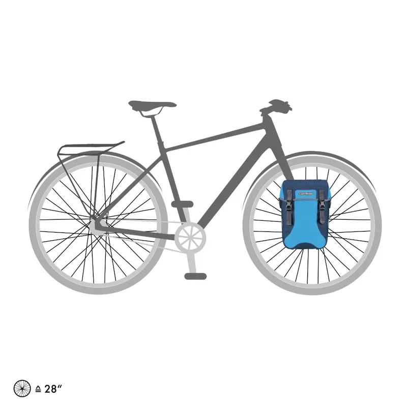 Ortlieb Sport Packer Plus QL2.1 Pannier Bags - 30 Litre - Blue/Denim-8