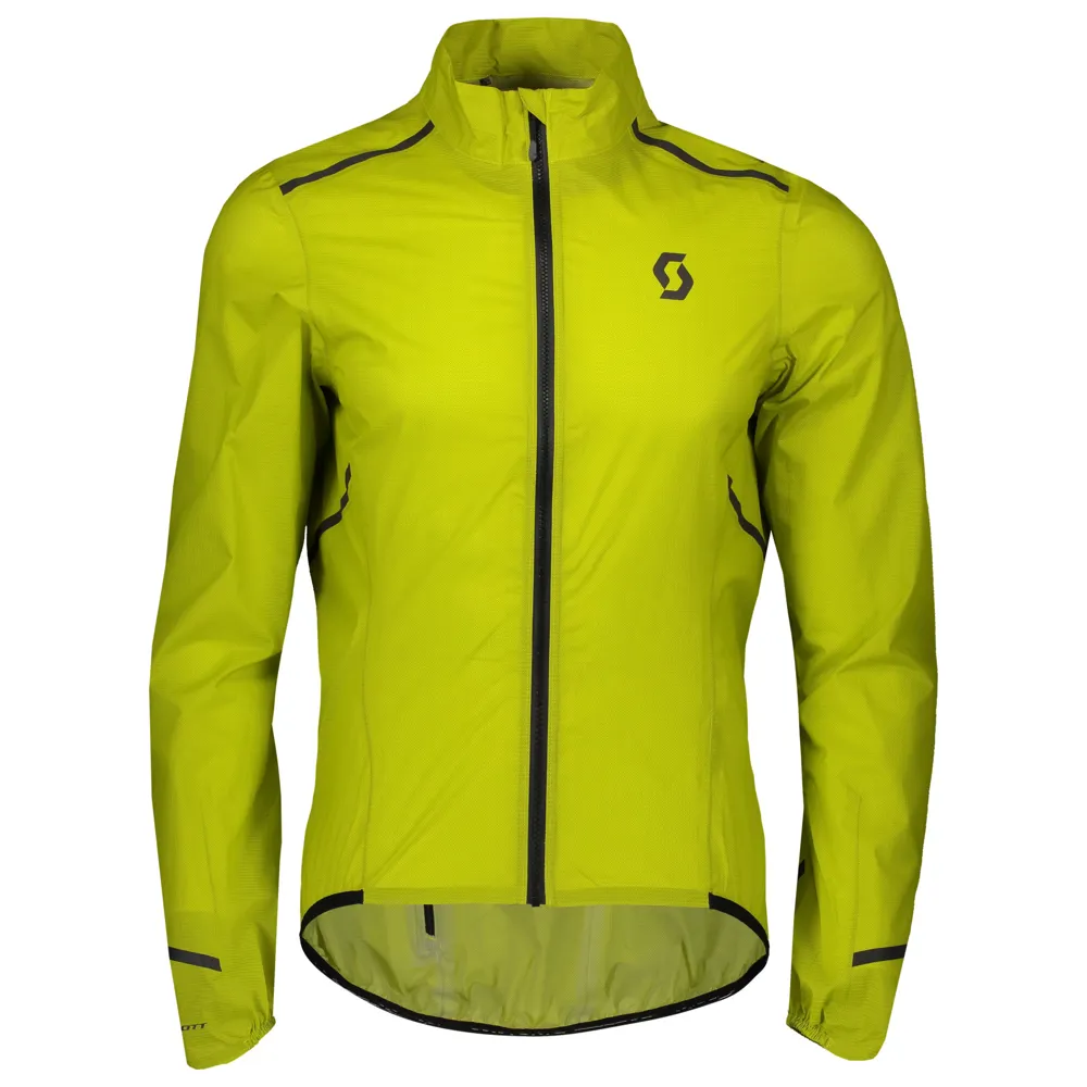 uPRISE Bikes Scott RC Weather Waterproof Jacket - Sulphur Yellow/Black | Price match, 365 day return s, 18-Month Warranty, Finance Available & Free UK Delivery