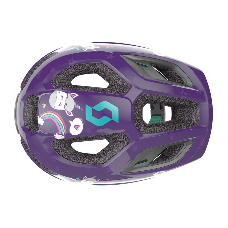 Scott Spunto Kids Helmet - 46-52cm - Deep Purple/Blue-2