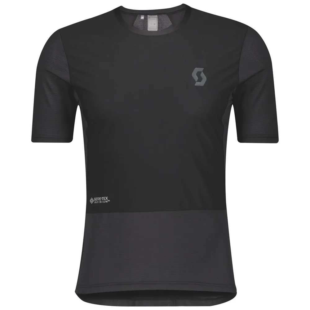 uPRISE Bikes Scott Windstopper Men's Short Sleeve Baselayer - Black | Price match, 365 day return s, 18-Month Warranty, Finance Available & Free UK Delivery