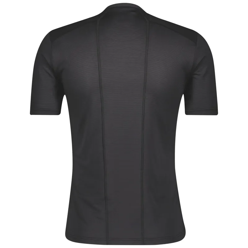 Scott Windstopper Men's Short Sleeve Baselayer - Black-1
