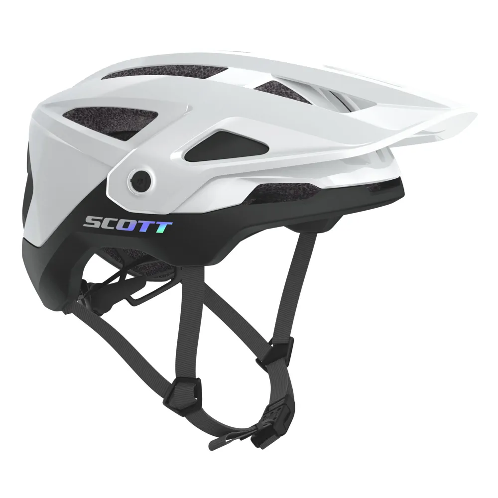 uPRISE Bikes Scott Stego Plus MIPS MTB Helmet - White Glossy/Black | Price match, 365 day return s, 18-Month Warranty, Finance Available & Free UK Delivery