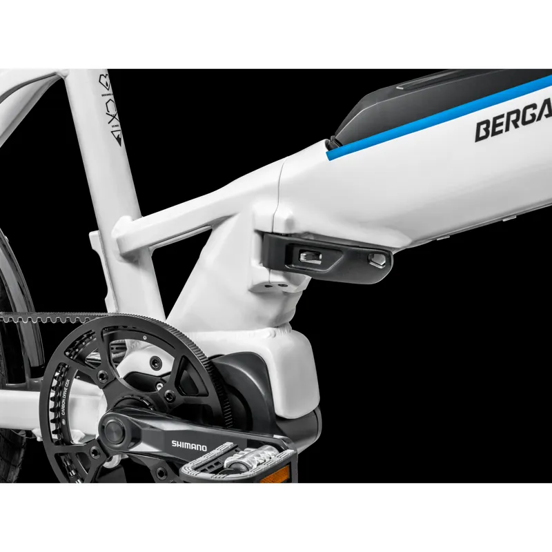 Bergamont Paul-E EQ Expert Electric Folding Bike - White/Cyan-12