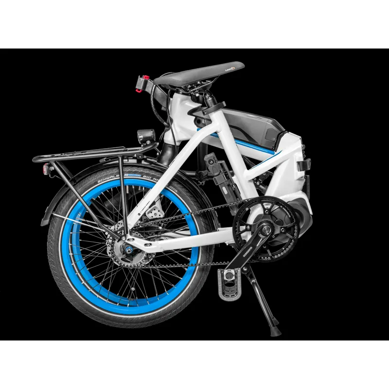 Bergamont Paul-E EQ Expert Electric Folding Bike - White/Cyan-6