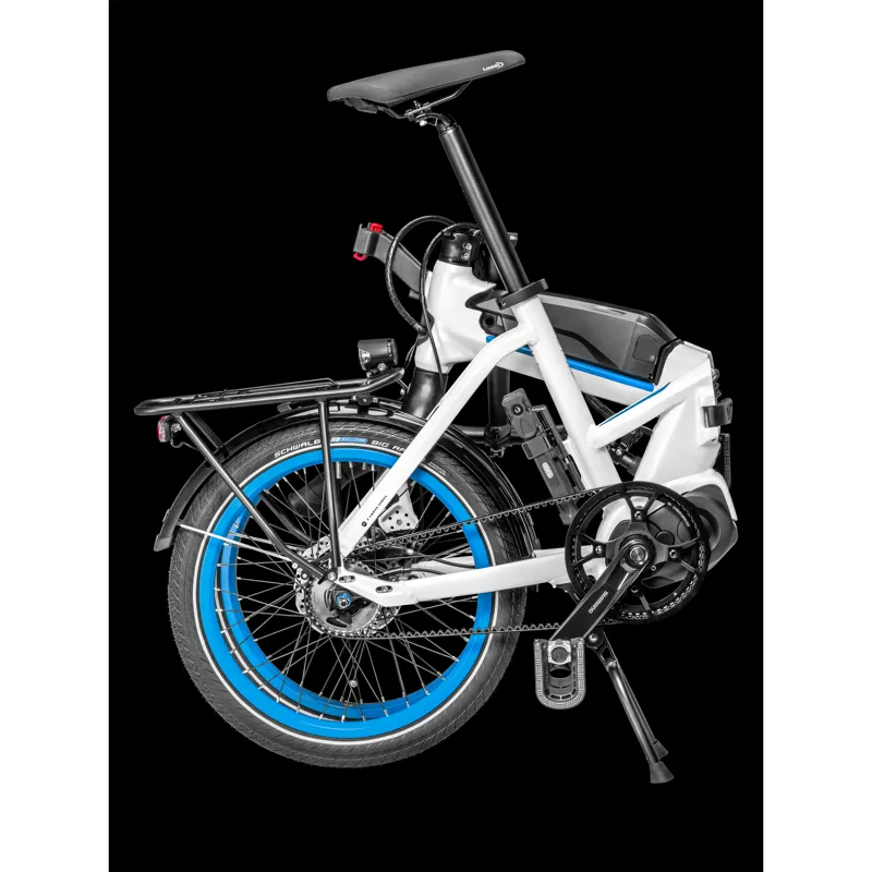 Bergamont Paul-E EQ Expert Electric Folding Bike - White/Cyan-5