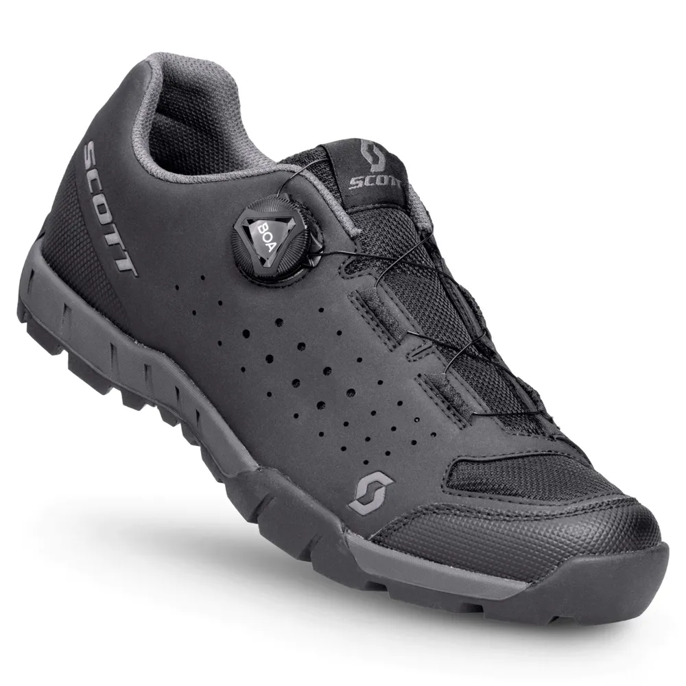 uPRISE Bikes Scott Sport Trail Evo BOA Men's MTB Shoes - Black/Dark Grey | Price match, 365 day return s, 18-Month Warranty, Finance Available & Free UK Delivery