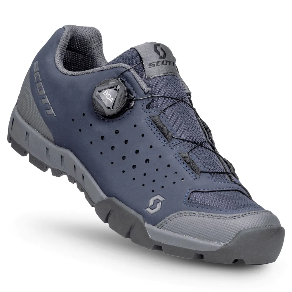 uPRISE Bikes Scott Sport Trail Evo BOA Women's MTB Shoes - Dark Blue/Dark Grey | Price match, 365 day return s, 18-Month Warranty, Finance Available & Free UK Delivery