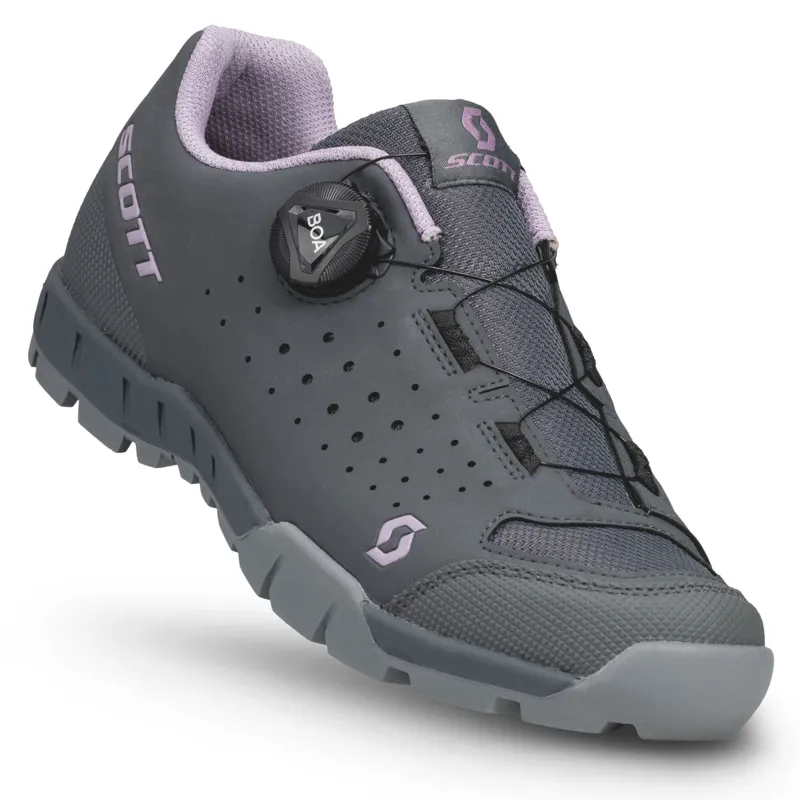 Scott Sport Trail Evo BOA Women's MTB Shoes - Dark Grey/Light Pink