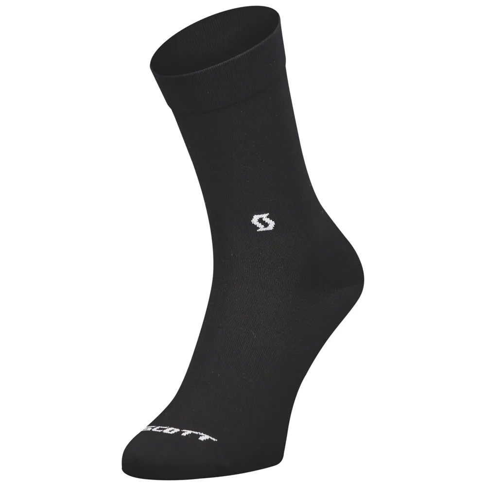 uPRISE Bikes Scott Performance Corporate Crew Socks - Black/White | Price match, 365 day return s, 18-Month Warranty, Finance Available & Free UK Delivery