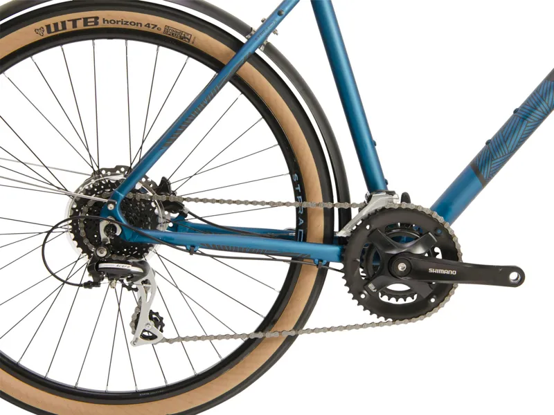 Raleigh Strada City 650b 2023 Hybrid Bike - Black/Blue-3