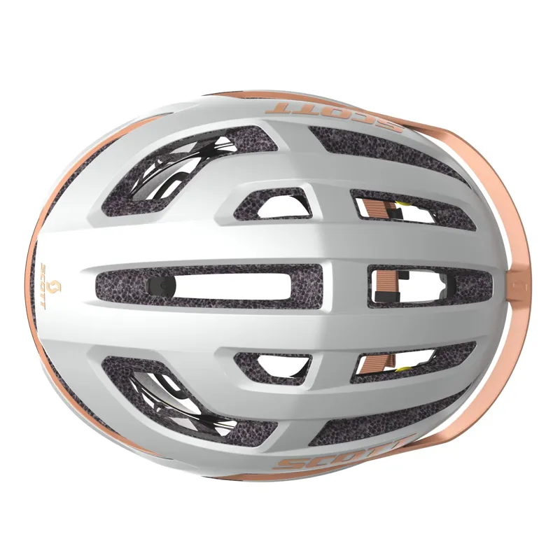 Scott Arx Plus MIPS MTB Helmet - White/Rose Beige-2