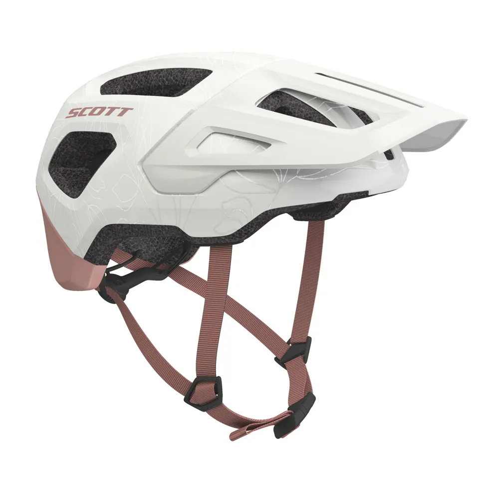 uPRISE Bikes Scott Argo Plus MIPS Junior Helmet - 49-53cm - White/Light Pink | Price match, 365 day return s, 18-Month Warranty, Finance Available & Free UK Delivery