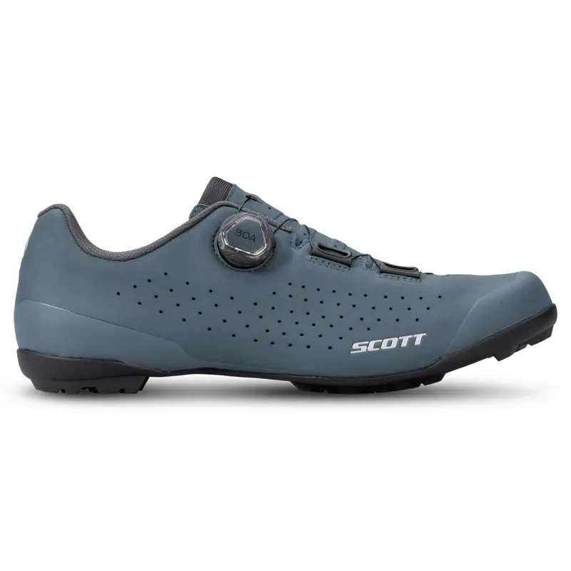 Scott Gravel Pro Men's Gravel Road Shoes - Matt Blue/Dark Grey-2