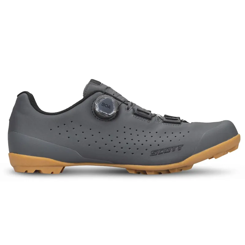 Scott Gravel Pro Men's Gravel Road Shoes - Matt Grey/Black-2