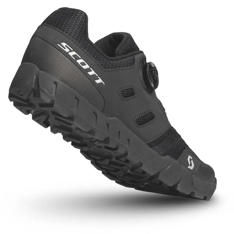 Scott Sport Crus-R BOA Men's Flat MTB Shoes - Black/Silver-1