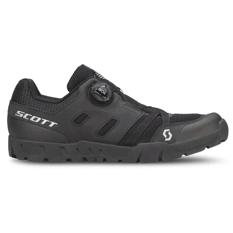 Scott Sport Crus-R BOA Men's Flat MTB Shoes - Black/Silver-2