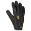 Scott RC Team Long Finger Gloves - Black/Sulphur Yellow