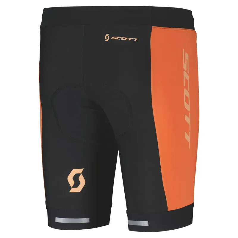 Scott RC Pro Junior Lycra Shorts - Black/Rose Beige-1