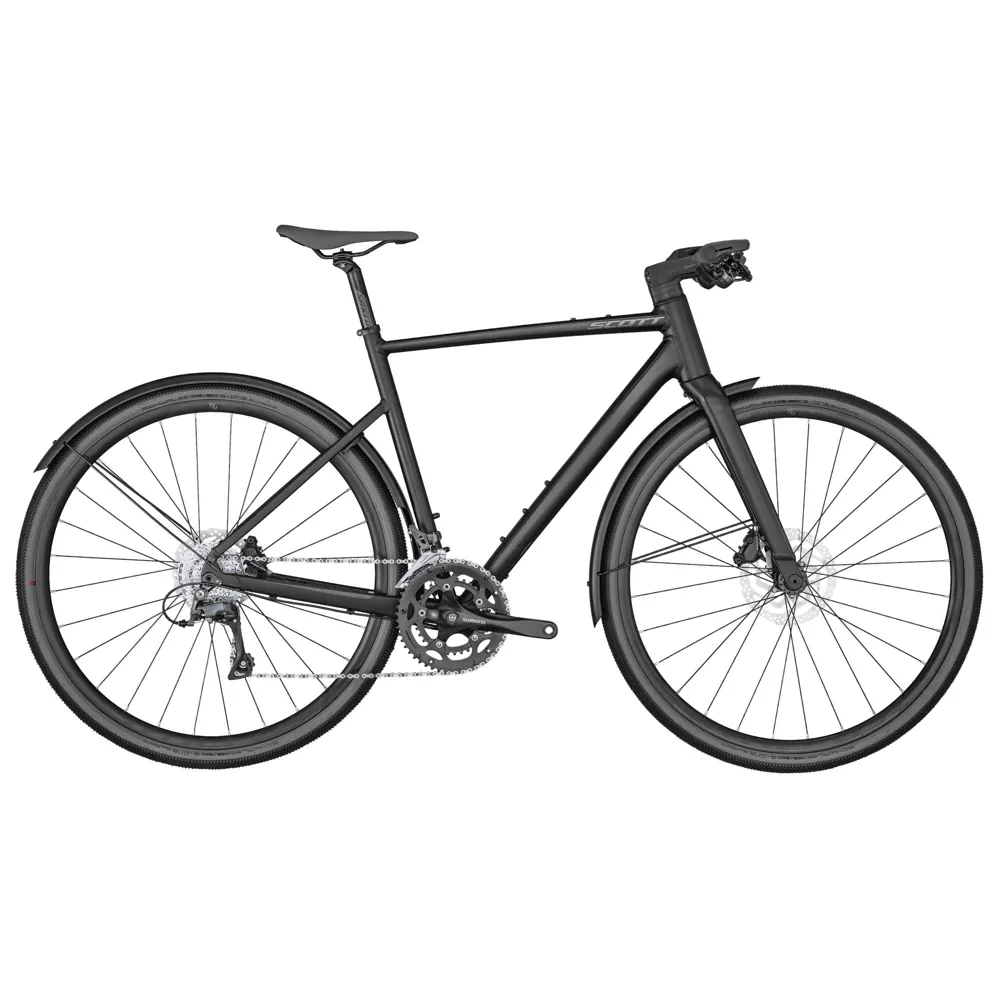 uPRISE Bikes Scott Metrix 30 EQ 2025 Flat Bar Road Bike - Black | Price match, 365 day return s, 18-Month Warranty, Finance Available & Free UK Delivery