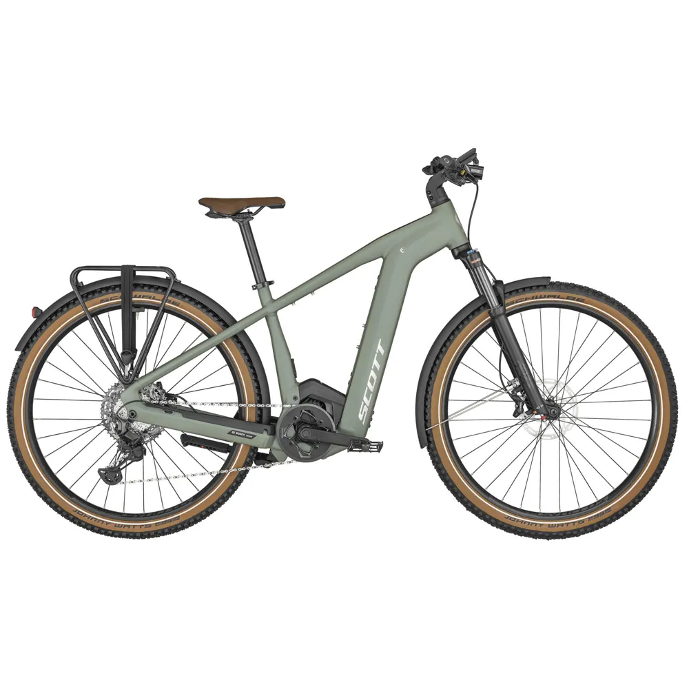 uPRISE Bikes Scott Axis eRIDE 10 Men's 2024 Electric Hybrid Bike - Highland Green | Price match, 365 day return s, 18-Month Warranty, Finance Available & Free UK Delivery