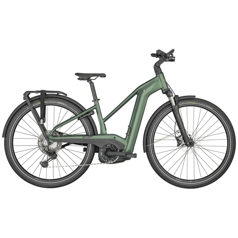 uPRISE Bikes Scott Sub Sport eRIDE 10 Women's 2024 Hybrid E-Bike - Malachite Green | Price match, 365 day return s, 18-Month Warranty, Finance Available & Free UK Delivery