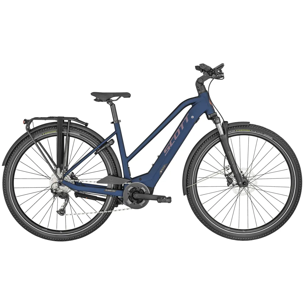 uPRISE Bikes Scott Sub Tour eRIDE 20 Women's 2024 Hybrid E-Bike - Rift Blue | Price match, 365 day return s, 18-Month Warranty, Finance Available & Free UK Delivery