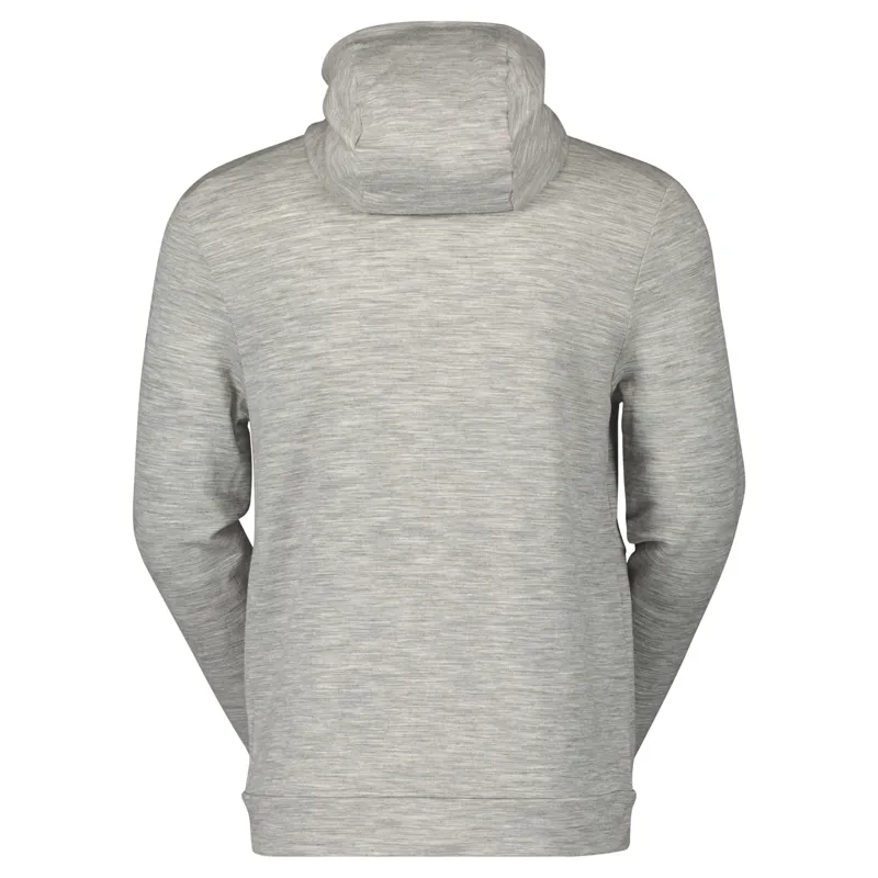 Scott Commuter Merino Men's Hoodie - Grey Melange-1