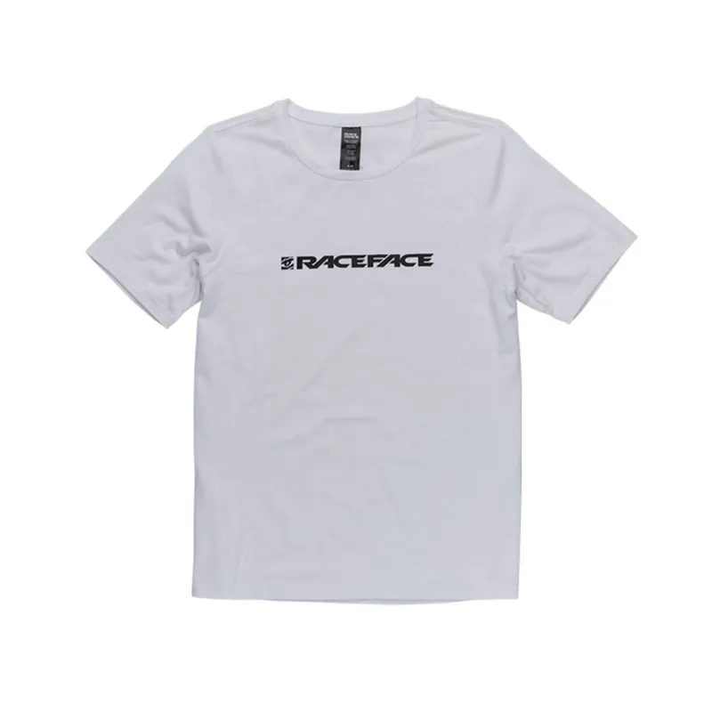 Race Face Classic Logo Men's T-Shirt - White