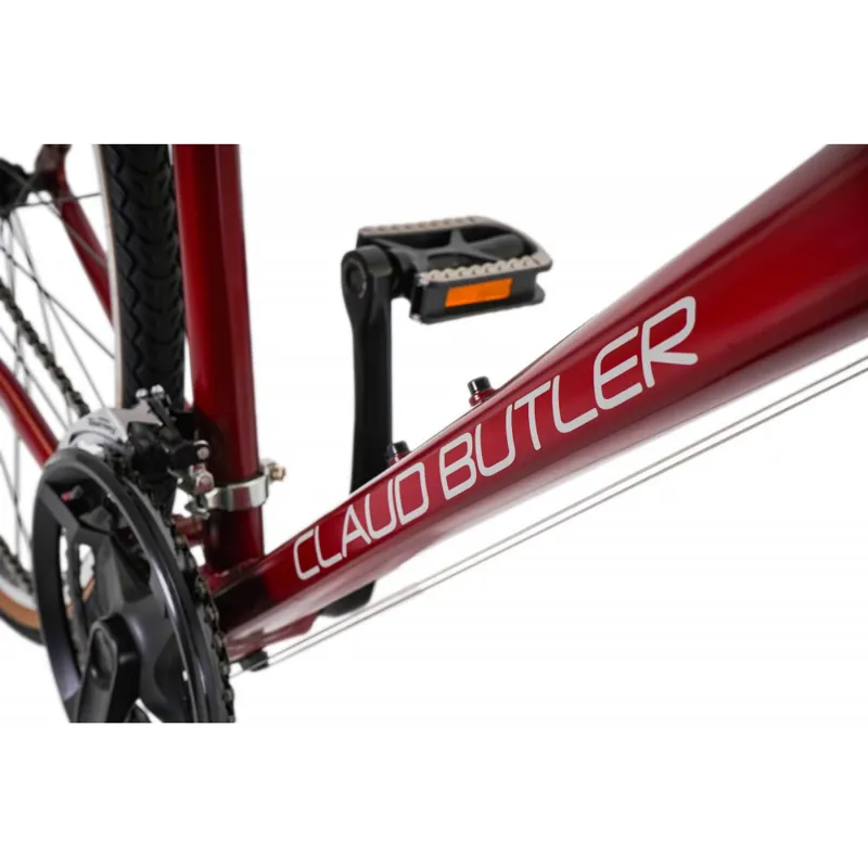 Claud Butler Explorer 2.0 Hybrid Bike - Red-2