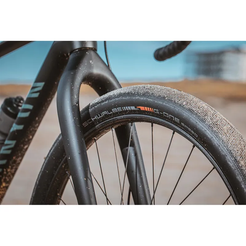 Schwalbe G-One R Evo Super Race TLE Folding Gravel Road Bike - Black-2
