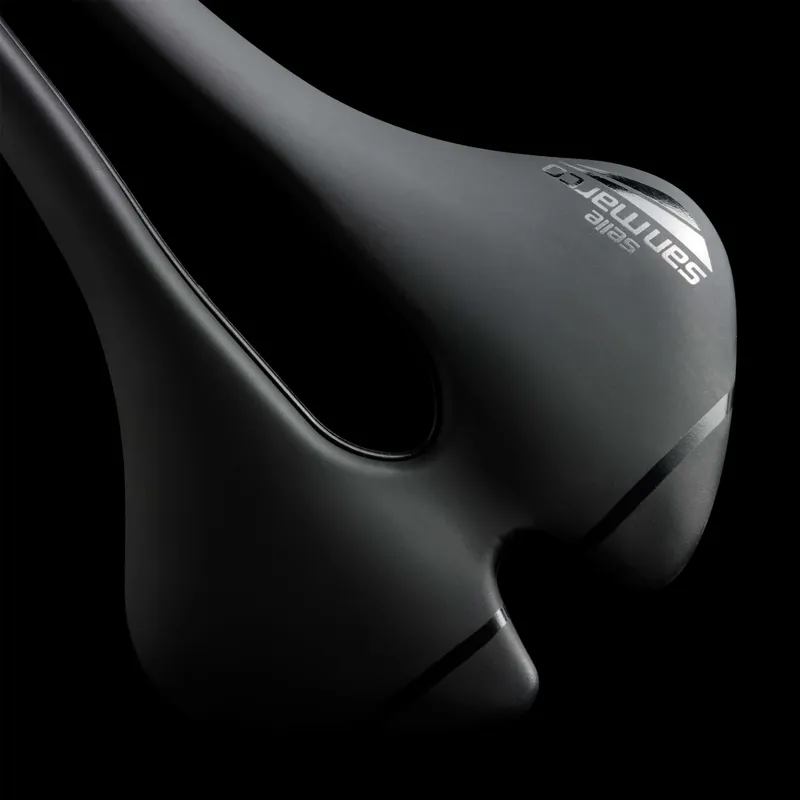 Selle San Marco Aspide Short Sport Saddle - Black-2