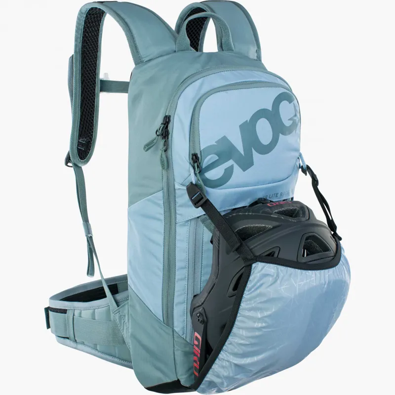 Evoc FR Lite Race Protector 10 Litres Backpack - Steel/Copen Blue-2