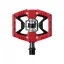 Crank Brothers Double Shot 3 Clipless MTB Pedals - Red/Black
