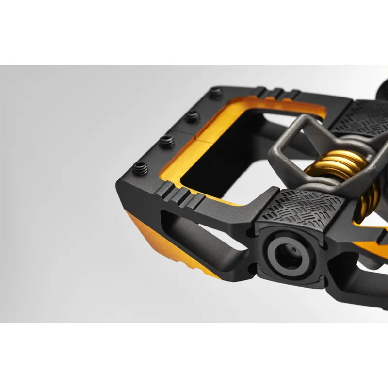 Crank Brothers Mallet DH 11Clipless MTB Pedals - Black/Gold-2