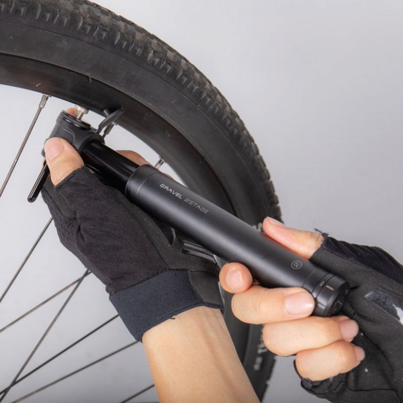 Topeak Gravel 2Stage Hand Pump - Black-2