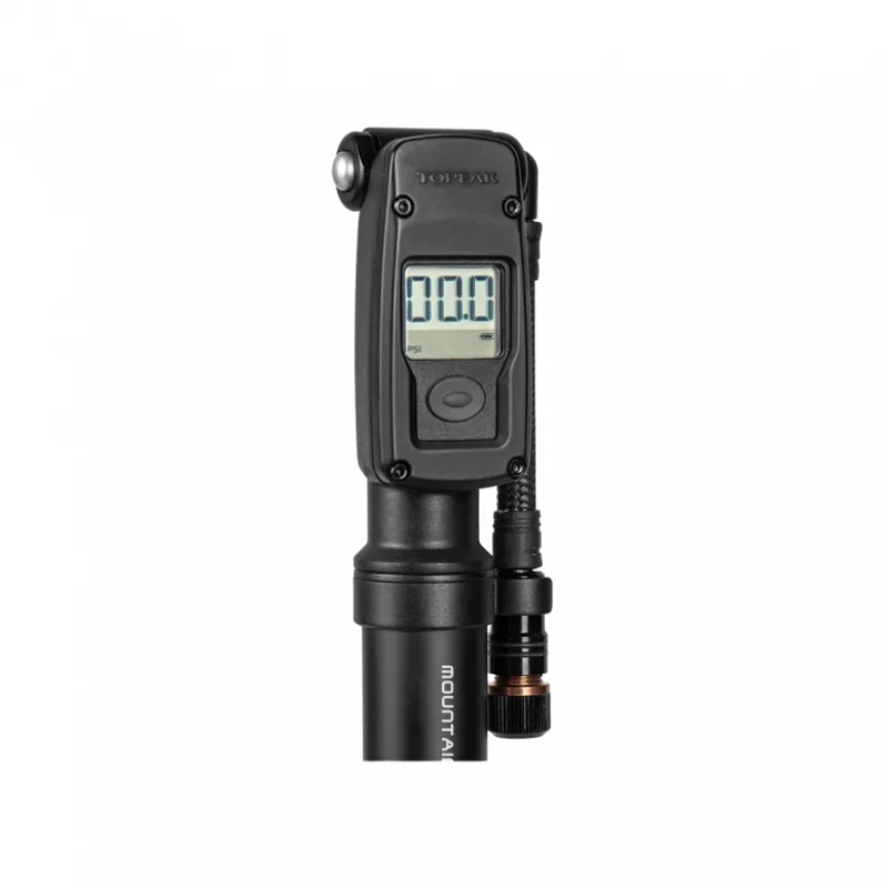 Topeak Mountain Digital 2stage MTB Shock/Tyre Pump - Black-2