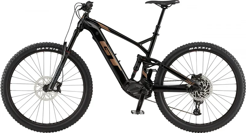 GT eForce Amp+ 29er+ 2023 Electric Full Suspension Mountain Bike Black-2