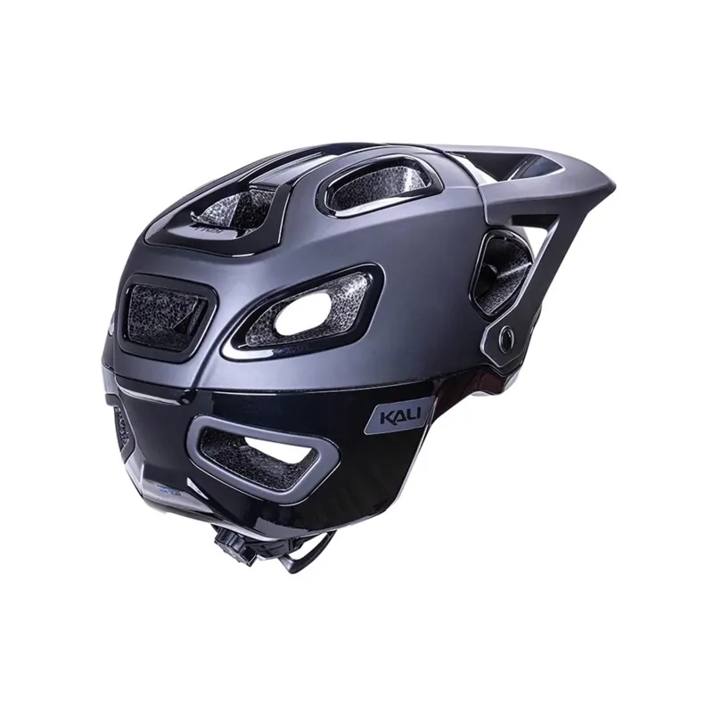 Kali Cascade MTB Helmet - Solid Matt Black/Gloss Black-2